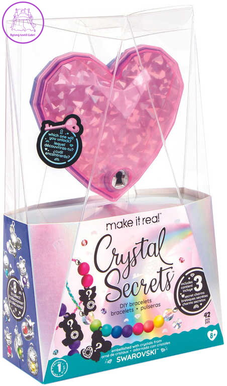 MAKE IT REAL Výroba náramků s přívěsky Swarovski kreativní set v krabici