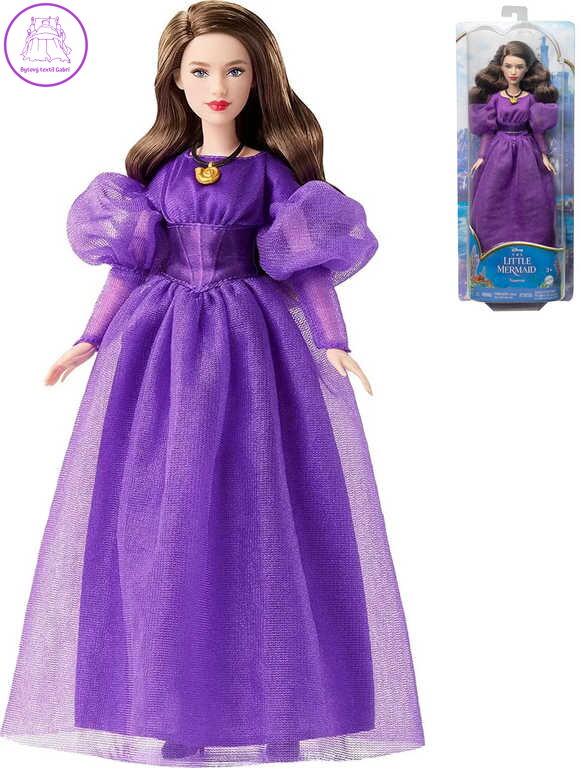 MATTEL Zlotřilá panenka Vanessa 29cm Malá mořská víla Disney v krabici