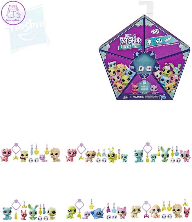 HASBRO LPS Zvířátko Littlest Pet Shop magické multibalení s doplňky