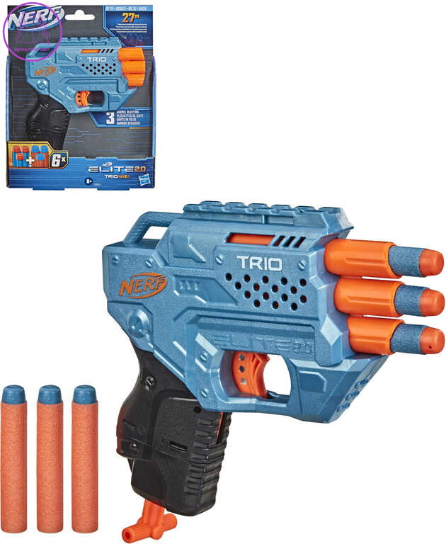 HASBRO NERF ELITE 2.0 Trio TD-3 Set blaster + 6 šipek