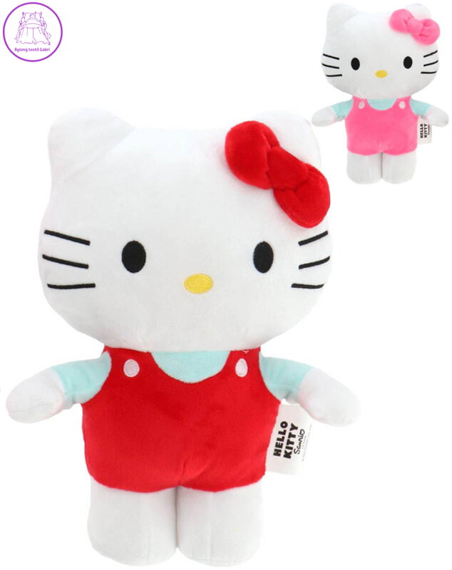 PLYŠ Kočička Hello Kitty 28cm 2 barvy *PLYŠOVÉ HRAČKY*
