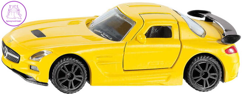 SIKU Auto sportovní Mercedes AMG SLS Black Series žlutý model kov 1542