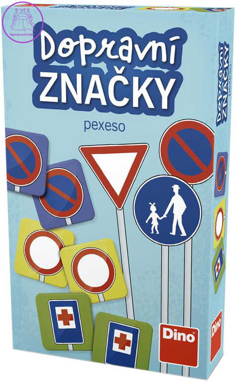 DINO Hra pexeso Dopravní značky 48 kartiček *SPOLEČENSKÉ HRY*