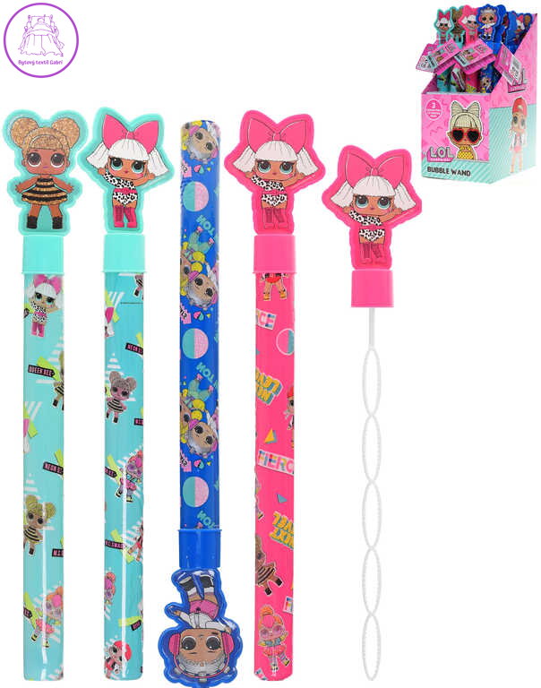 Bublifuk meč LOL Surprise! 37cm dětský bublifukovač 3 druhy 3 barvy