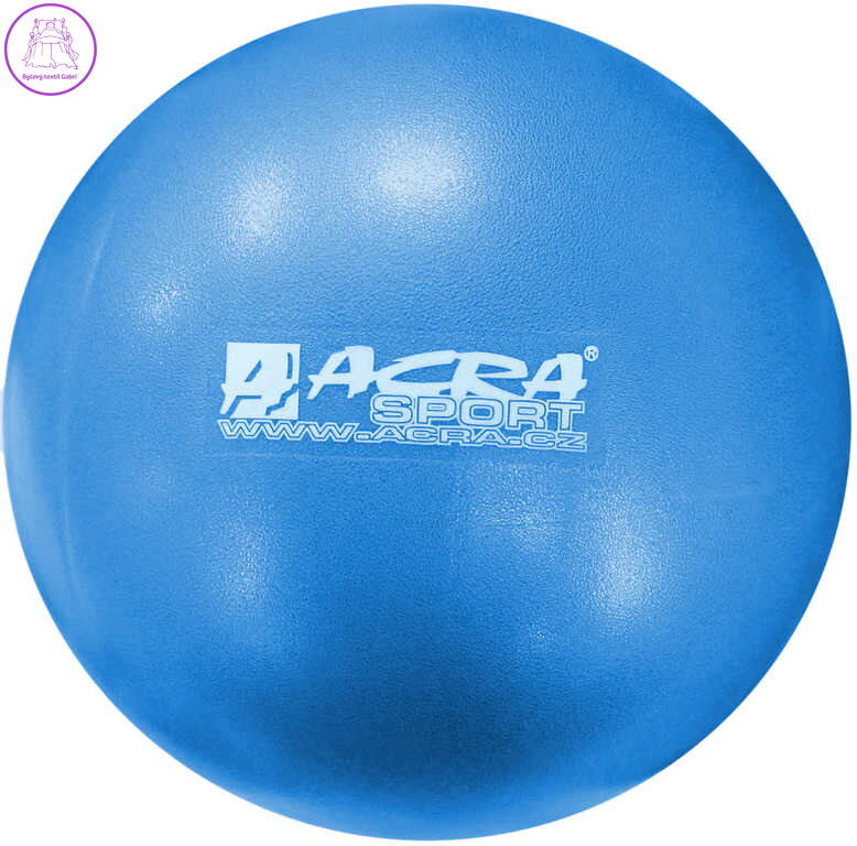 ACRA Míč overball 200mm modrý fitness gymball rehabilitační do 120kg