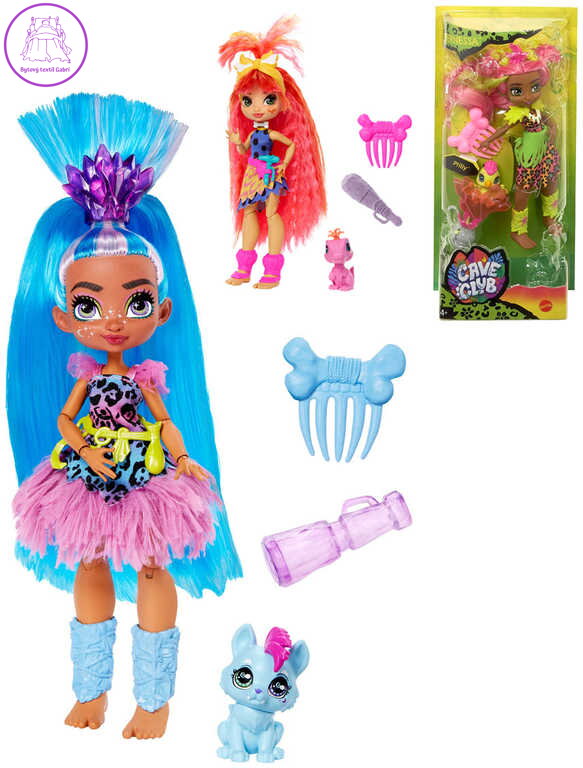MATTEL Cave Club panenka herní set se zvířátkem a doplňky různé druhy MATTEL Cave Club panenka herní set se zvířátkem a doplňky různé druhy