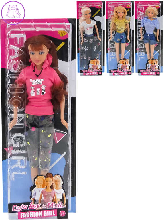 Panenka Defa Lucy 29cm fashion módní obleček 4 druhy