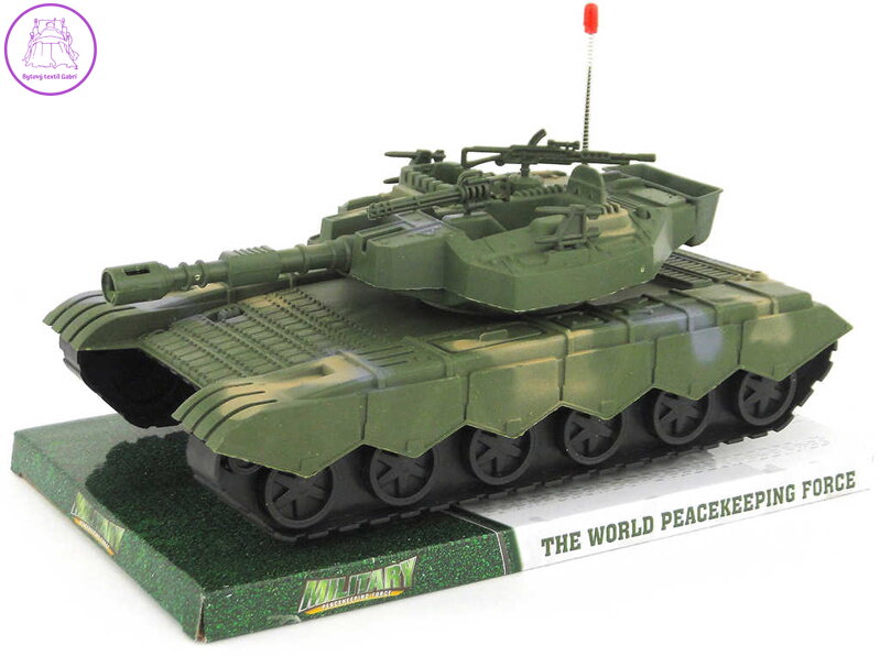Tank plastový na setrvačník 32cm vojenské obrněné vozidlo