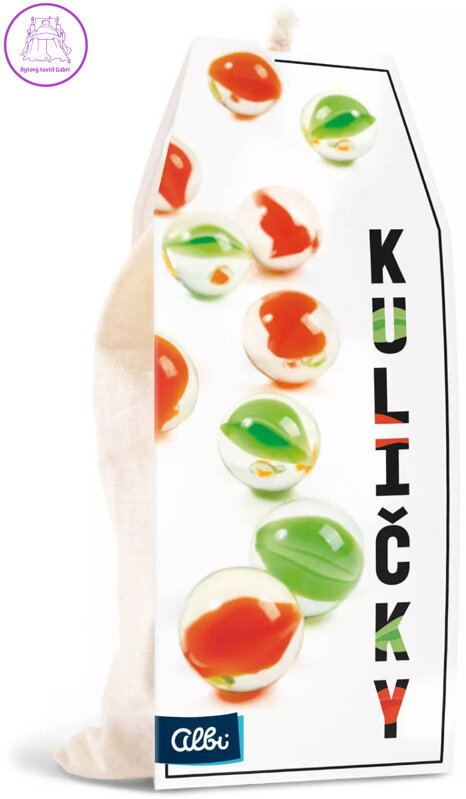 ALBI HRA Kuličky skleněnky set 20ks v pytlíku *SPOLEČENSKÉ HRY*