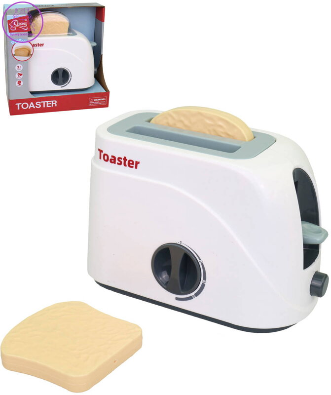 Toustovač dětský topinkovač s funkcí vyskakování topinek set se 2 toasty