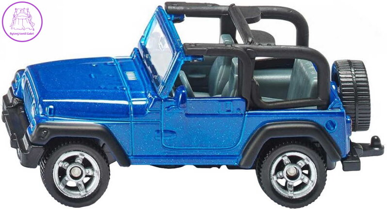 SIKU Auto Jeep Wrangler modrý model 7cm kovový