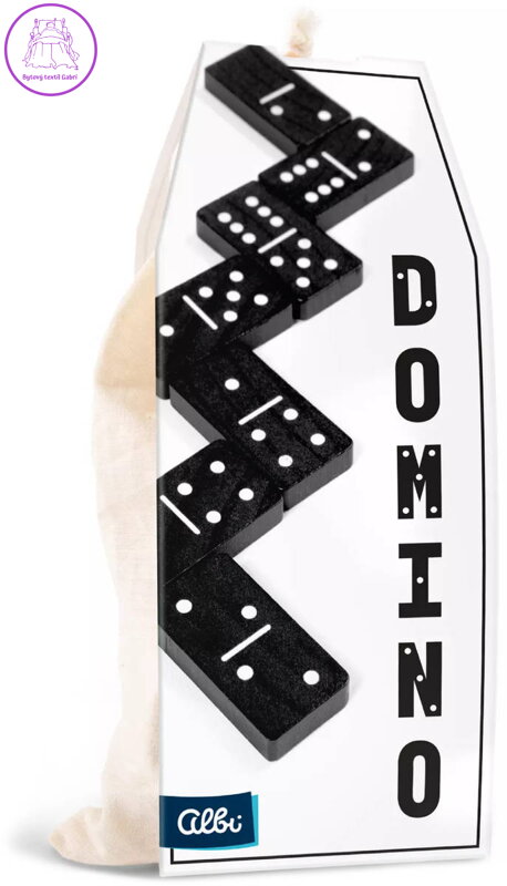 ALBI HRA DŘEVO Domino v pytlíku *SPOLEČENSKÉ HRY*