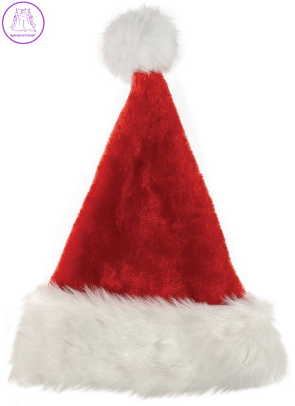 KARNEVAL Čepice vánoční červená 50cm Santa Claus
