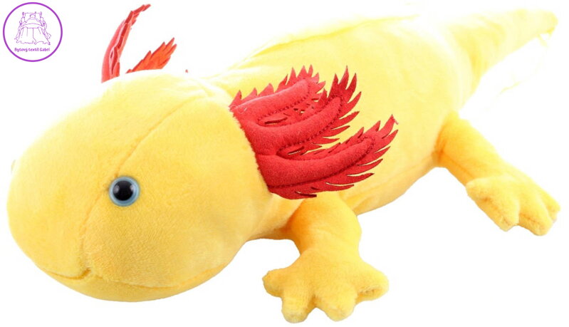 PLYŠ Axolotl žlutý 32cm Eco-Friendly *PLYŠOVÉ HRAČKY*