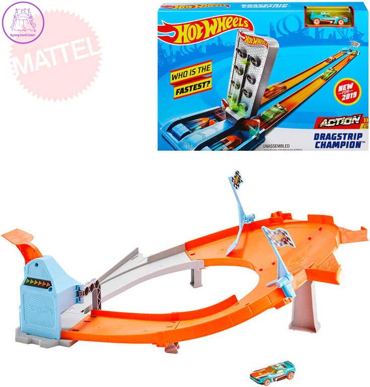 MATTEL HOT WHEELS Dráha šampionát herní set s autíčkem různé druhy