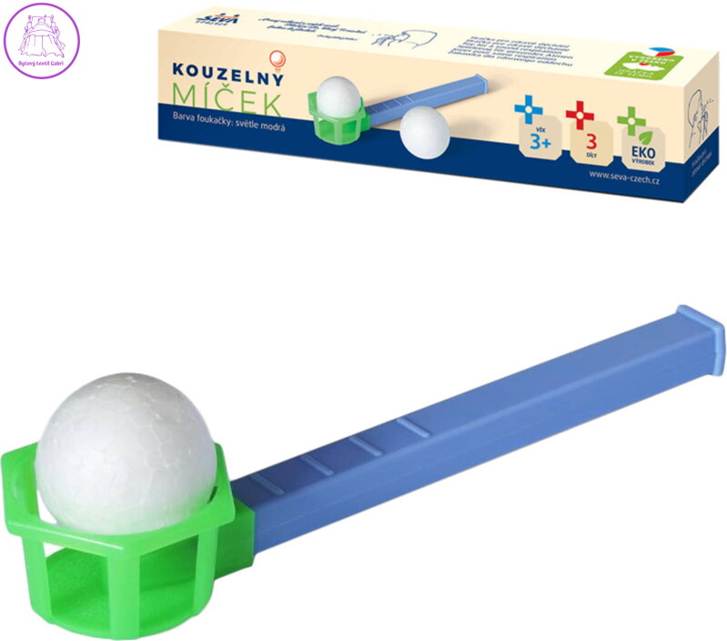 SEVA Hra Kouzelný míček magický Modrý foukačka magic ball 2.0