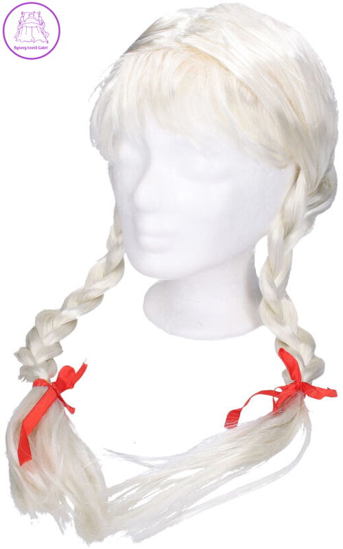 KARNEVAL Paruka blond s copánky *KARNEVALOVÝ DOPLNĚK*