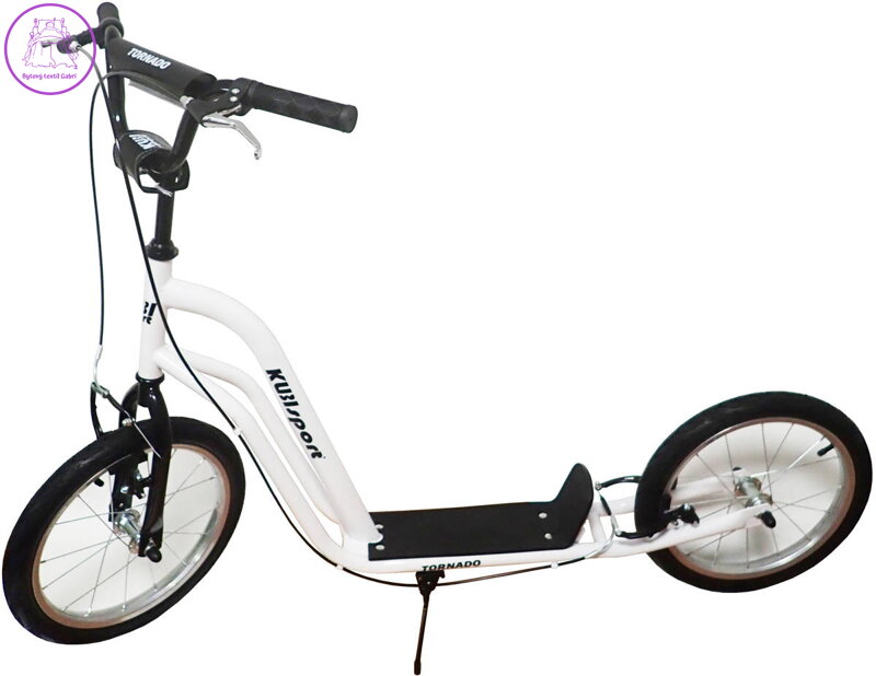 KUBISPORT Koloběžka dětská Tornado 16"/16" bílá