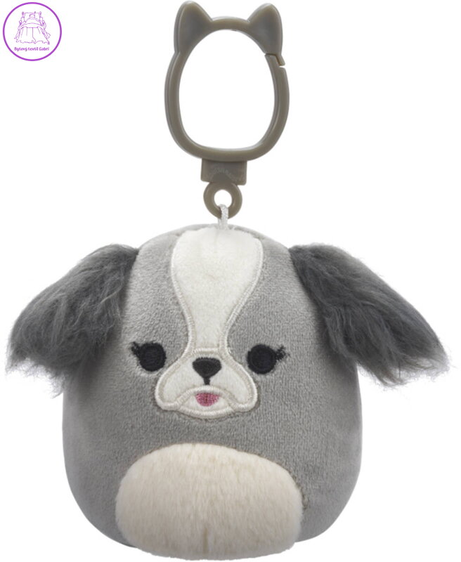 PLYŠ Squishmallows klíčenka Shih-Tzu Malu přívěsek na klíče