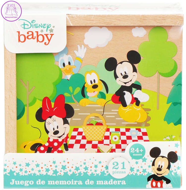 DŘEVO Hra Domino Mickey Mouse 21 dílků v krabičce *SPOLEČENSKÉ HRY*