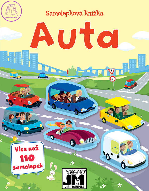 JIRI MODELS Samolepková knížka Auta (Cars)