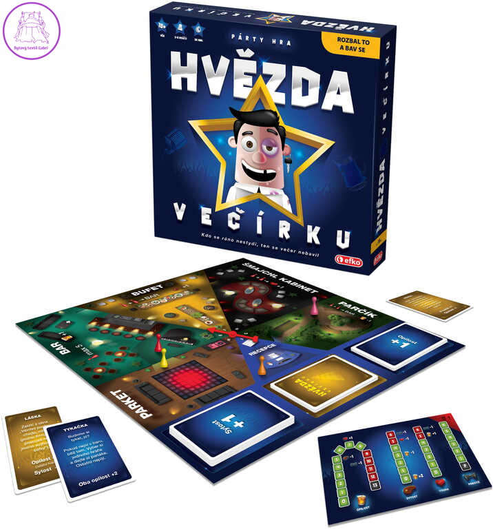 EFKO HRA Hvězda večírku pro dospělé *SPOLEČENSKÉ HRY*