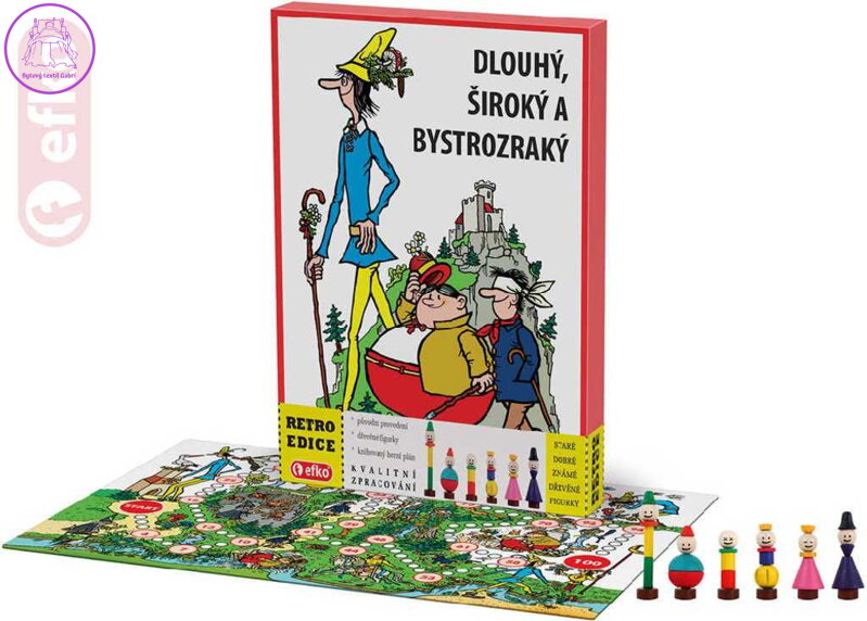 EFKO HRA Dlouhý, Široký a Bystrozraký retro edice *SPOLEČENSKÉ HRY*