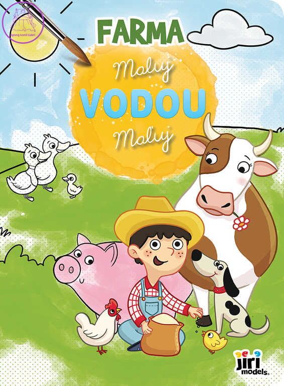 JIRI MODELS Maluj vodou Farma omalovánky