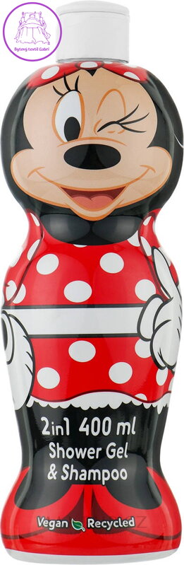 EP Line Sprchový gel a šampón dětský 2v1 Minnie Mouse 400ml dětská kosmetika