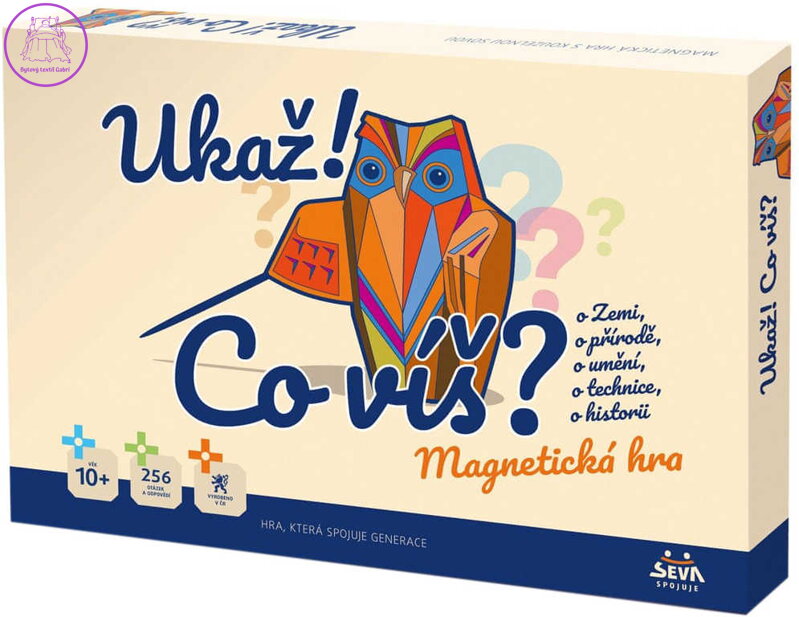 SEVA Hra magnetická vědomostní Ukaž! co víš? *SPOLEČENSKÉ HRY*