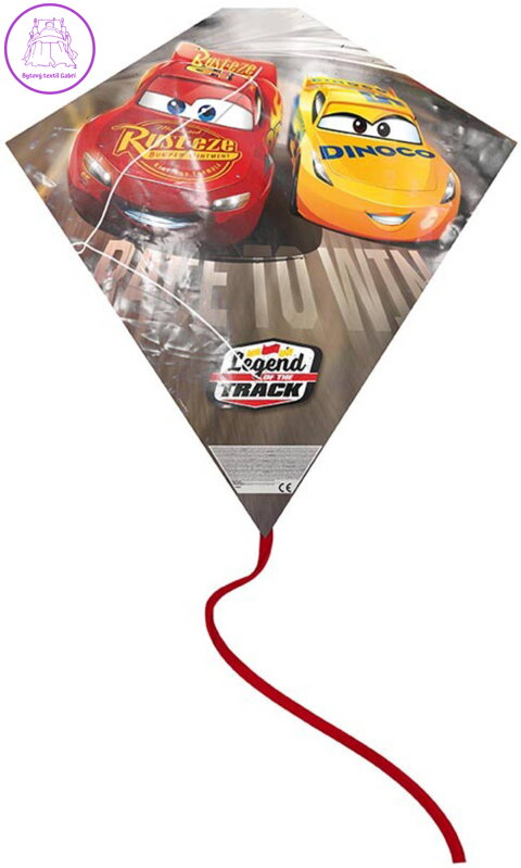 Drak létající Auta (Cars) 59x59cm diamant plastový v sáčku