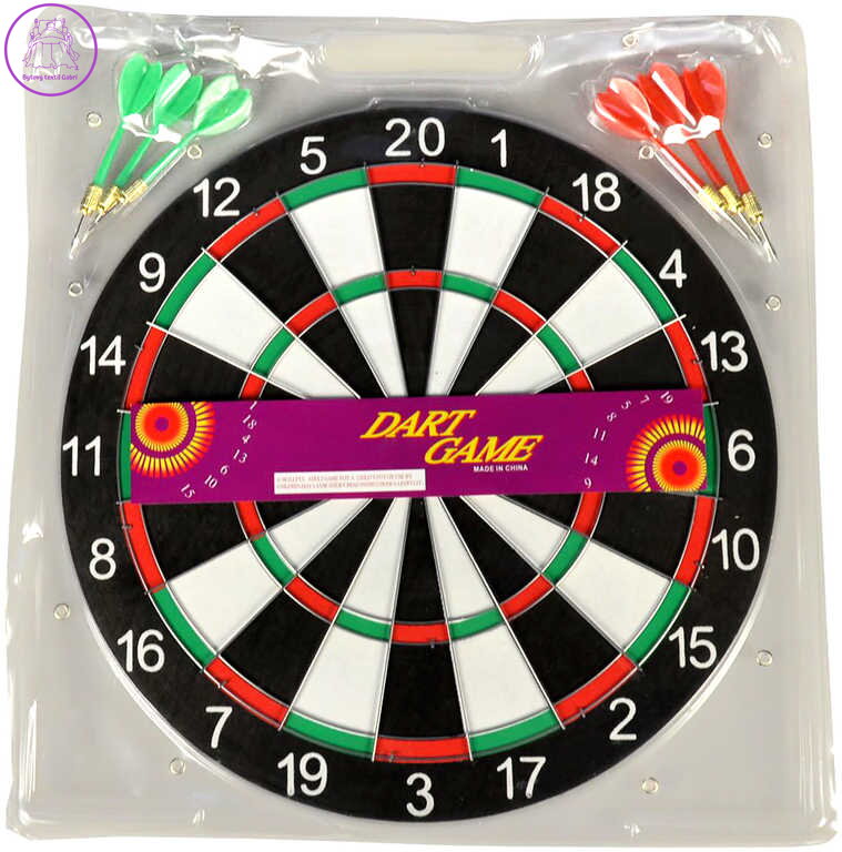 Hra šipky set terč oboustranný 36cm + 6 šipek *SPOLEČENSKÉ HRY* Hra šipky set terč oboustranný 36cm + 6 šipek *SPOLEČENSKÉ HRY*