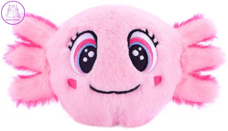 PLYŠ Bouncibles axolotl Bubbles 8cm plyšák skákací míček 2v1
