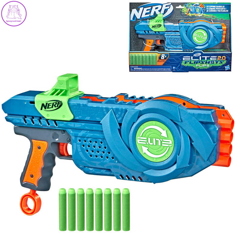 HASBRO NERF Elite 2.0 FLIP 8 herní set blaster + 8 šipek Elite