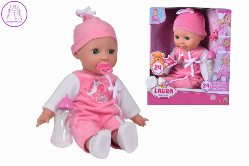 SIMBA Panenka Laura, 24 dětských zvuků, 38cm
