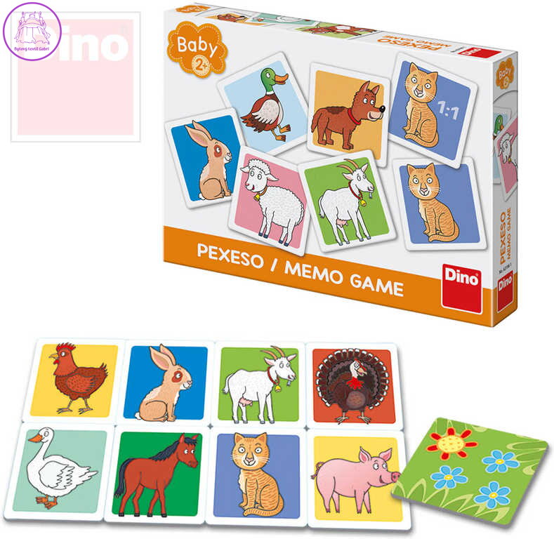 DINO Baby pexeso zvířátka *SPOLEČENSKÉ HRY*