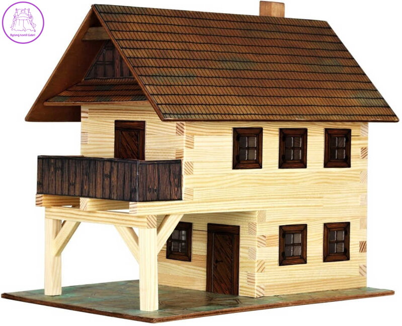 WALACHIA Radnice W14 Hobby Kit DŘEVĚNÁ STAVEBNICE