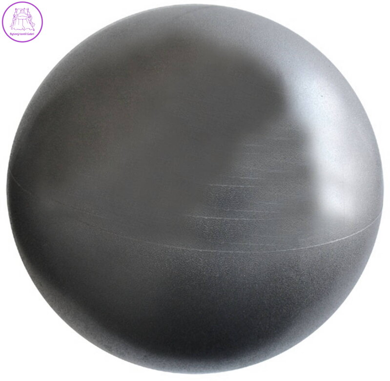 Míč overball 260mm stříbrný fitness gymball rehabilitační do 100kg