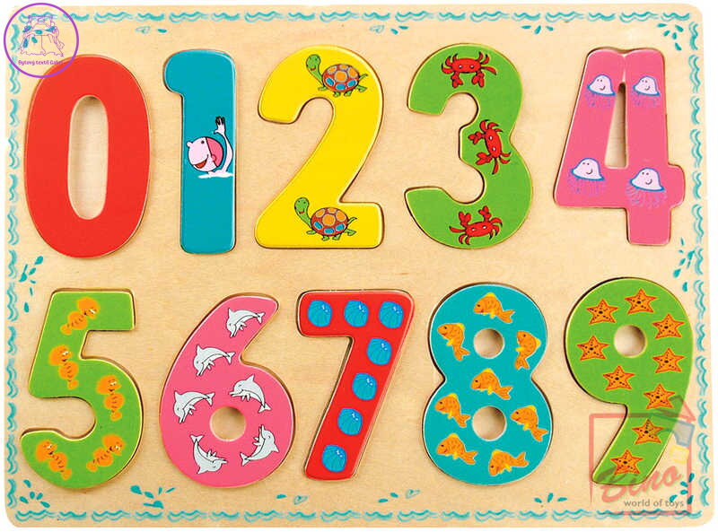 BINO DŘEVO Puzzle vkládací číslice * DŘEVĚNÉ HRAČKY * BINO DŘEVO Puzzle vkládací číslice * DŘEVĚNÉ HRAČKY *