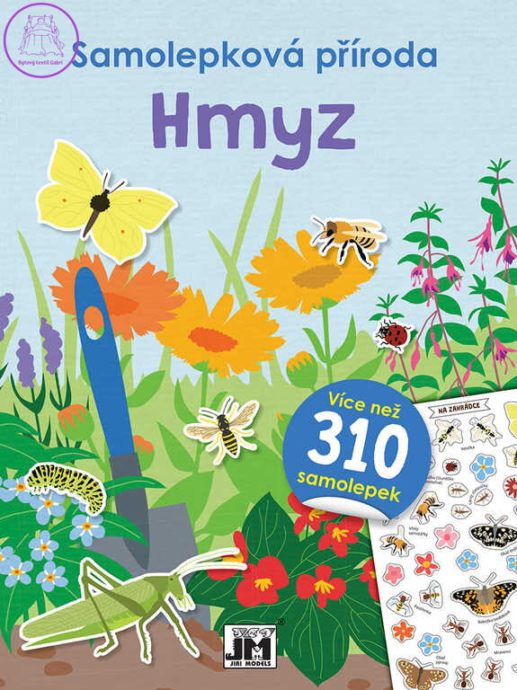 JIRI MODELS Samolepková příroda hmyz 310+ samolepek JIRI MODELS Samolepková příroda hmyz 310+ samolepek
