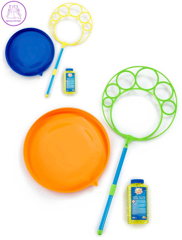 ADDO Mega bublifuk set s náplní 250ml na velké bubliny 2 barvy