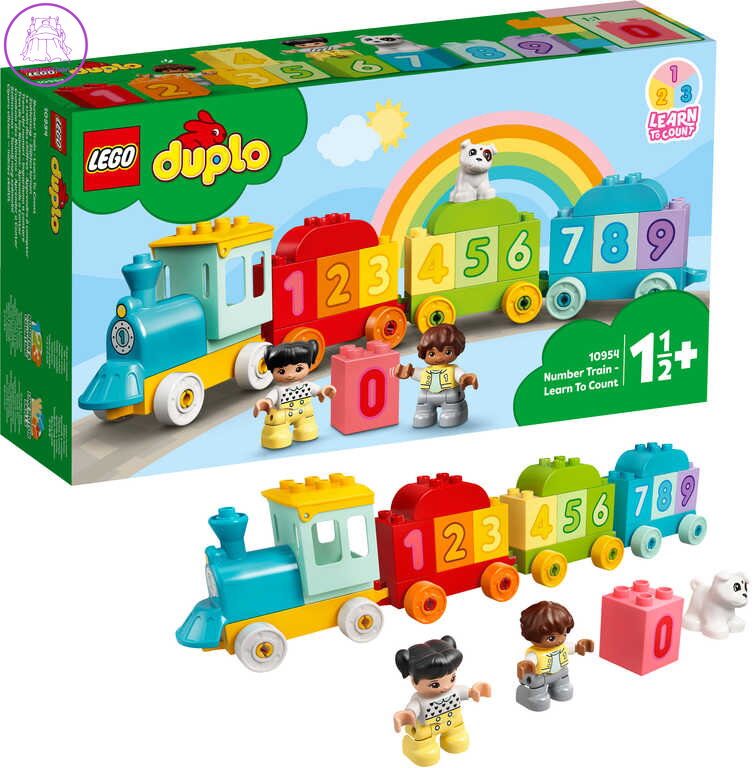 LEGO DUPLO Vláček s čísly – Učíme se počítat 10954 STAVEBNICE