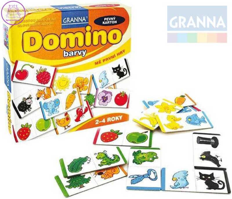 GRANNA Hra Mé první hry - Domino barvy *SPOLEČENSKÉ HRY*
