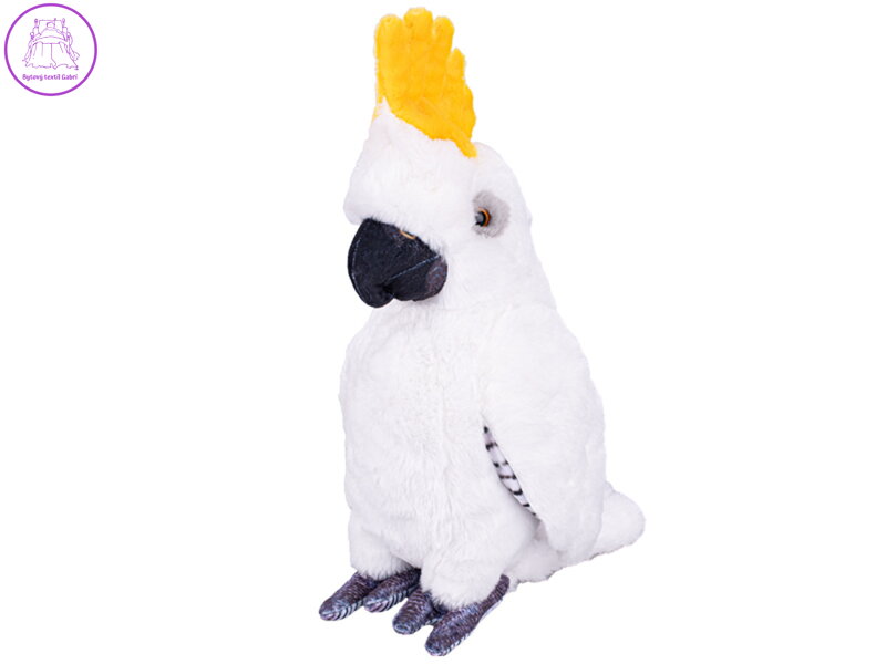 PLYŠ Kakadu žlutolící 37cm *PLYŠOVÉ HRAČKY*