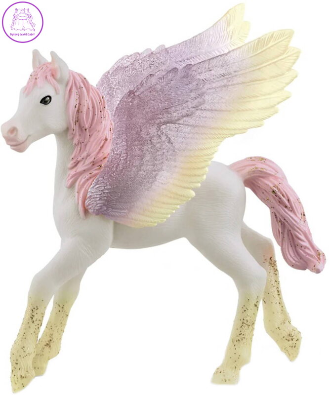 SCHLEICH Koník Bayala Pegas hříbě figurka ručně malovaná
