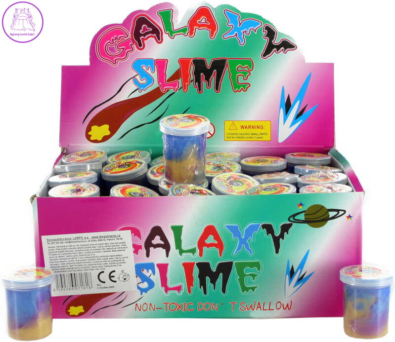 Sliz metalický barevný galaxy slime 4x5cm zábavná hmota v plastové lahvičce Sliz metalický barevný galaxy slime 4x5cm zábavná hmota v plastové lahvičce