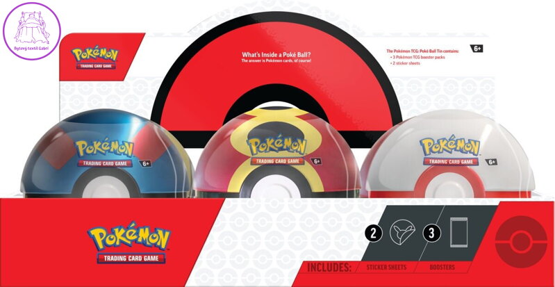 Pokémon TCG: Poké Ball Tin 2025, více druhů