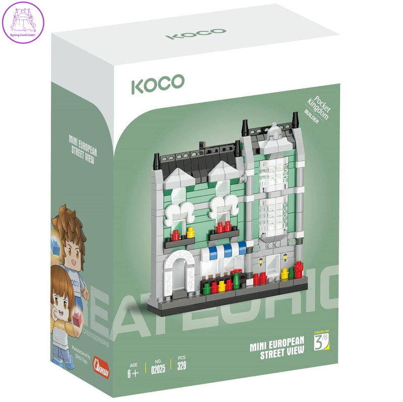 KOCO Stavebnice kostky Obchod s potravinami 329d