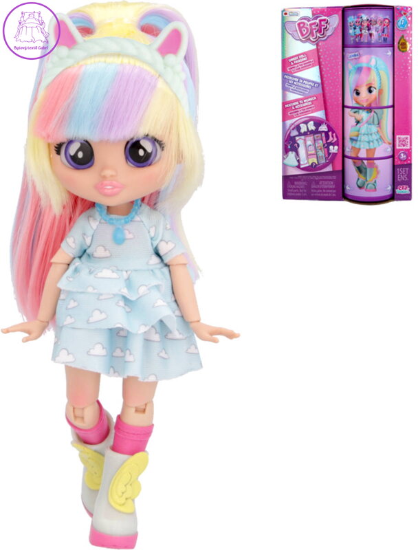 CRY BABIES BFF Panenka Jenna 20cm set s fashion doplňky v krabici