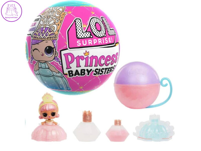 L.O.L. Surprise koule překvapení Princezna Princess Baby Sisters Series panenka